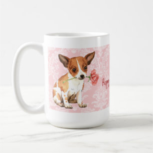 Caneca De Café Rosa Namorados Chihuahua