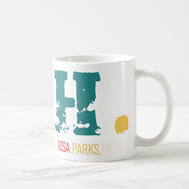 Caneca De Café Rosa Parks "Nah" Cita Mug (Direita)