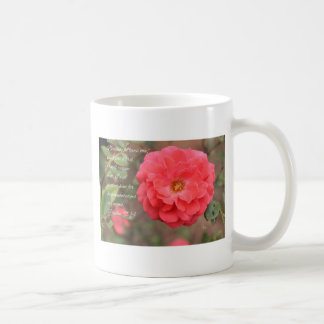 Caneca De Café Rosa Peachy do rosa do 91:14 do salmo