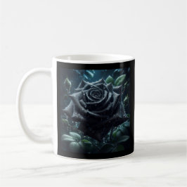 Caneca De Café Rosa preto floral
