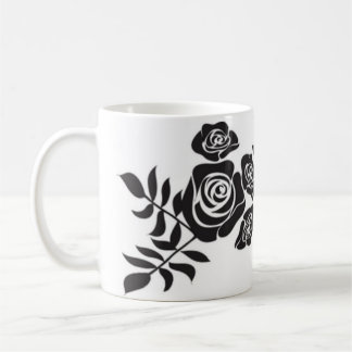 Caneca De Café Rosa preto para Bestie
