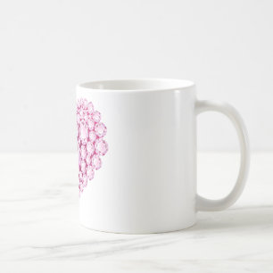 Caneca De Café Rosa Quartz Heart Gems