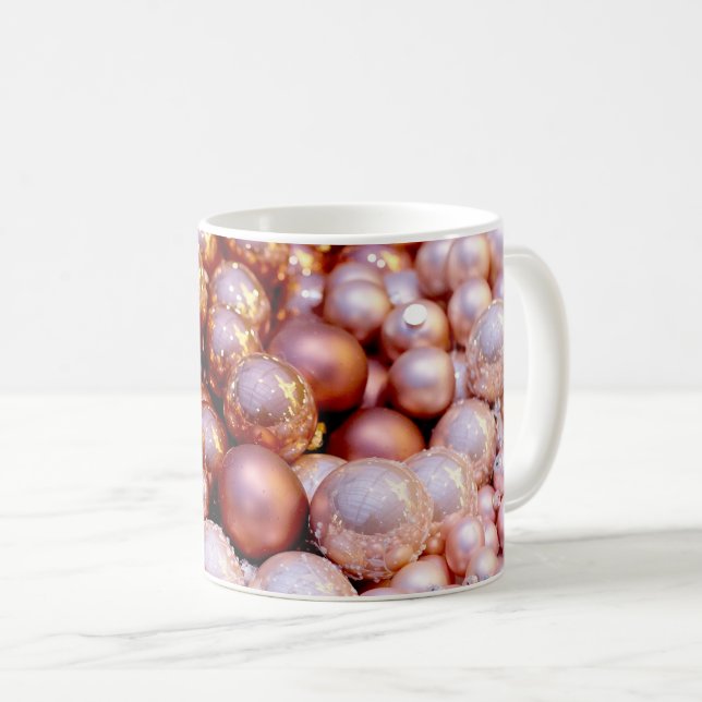 Caneca De Café Rosa Quartz Natal (Frente Esquerda)
