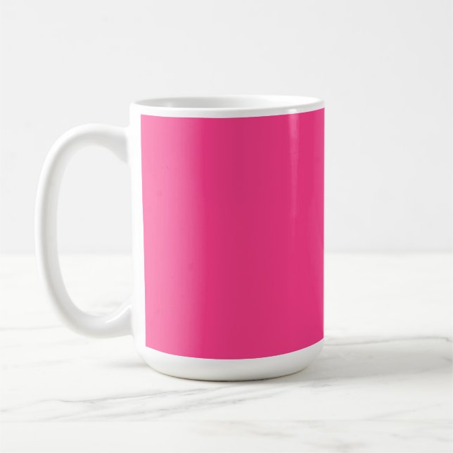 Caneca De Café Rosa Quente (Esquerda)
