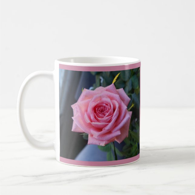 Caneca De Café rosa-rosa cheio (Esquerda)
