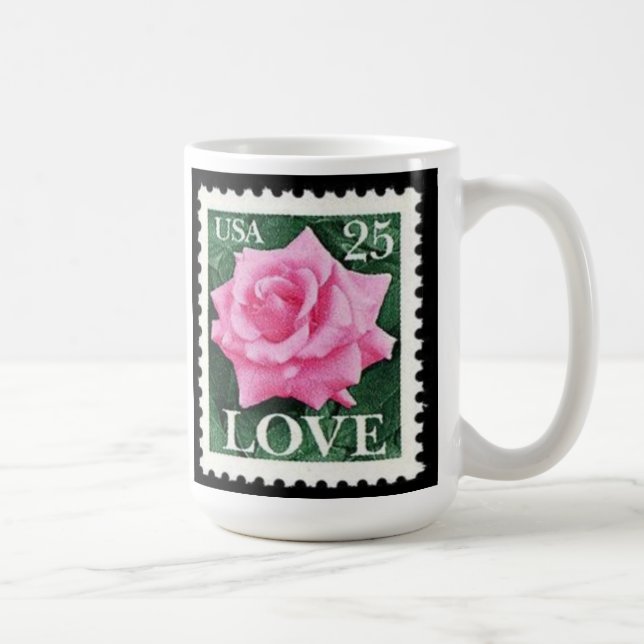 Caneca De Café Rosa Rosa Rosa Amor (Direita)