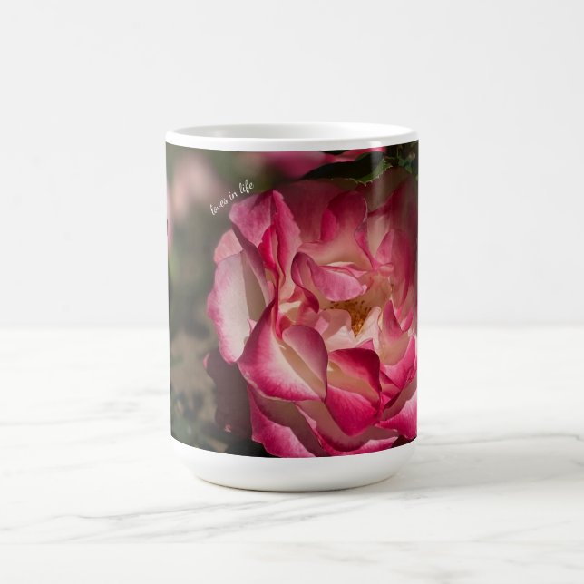 Caneca De Café Rosa Rosa Rosa e Branco (Centro)