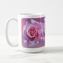 Caneca De Café Rosa Rosa Rosa Pink Love Mug