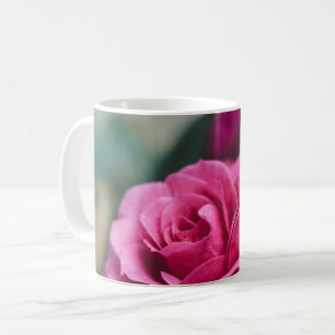 Caneca De Café Rosa Rosa Rosa Romântica