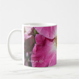 Caneca De Café Rosa Rosa Rosa Rosa Rosa Para Cima Fechada