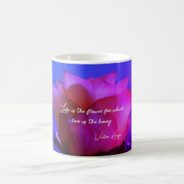 Caneca De Café Rosa Rosa Rosa Rosa Rosa Rosa Rosa Rosa Rosa e Amo