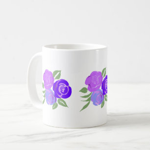 Caneca De Café Rosa Roxo