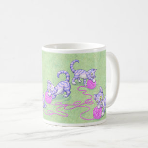 Caneca De Café Rosa roxo de Kittipurra