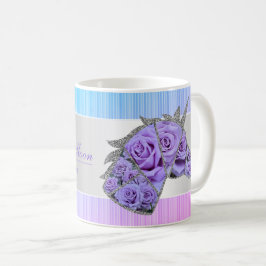 Caneca De Café Rosa Sweet Moon コーヒーマグカップ