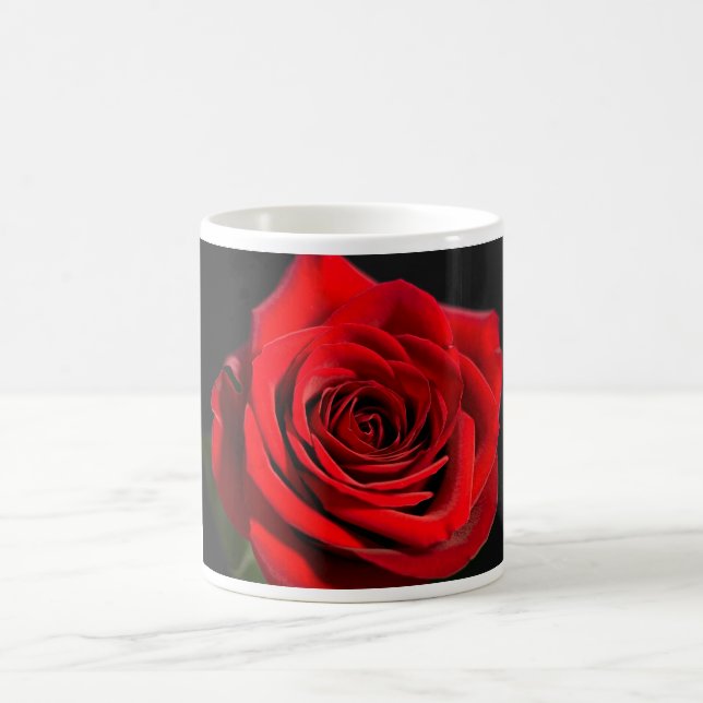 Caneca De Café Rosa vermelha (Centro)