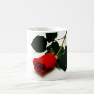 Caneca De Café Rosa vermelha