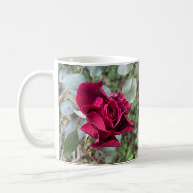 Caneca De Café Rosa vermelha 15 Oz Coffee Mug (Esquerda)