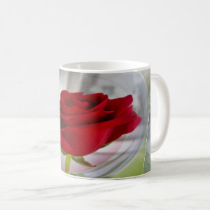 Caneca De Café Rosa vermelha 2