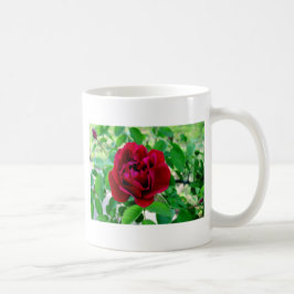 Caneca De Café Rosa vermelha com Bud