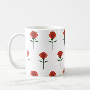 Caneca De Café Rosa vermelha eterno