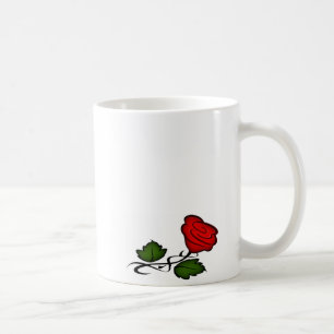 Caneca De Café Rosa vermelha Kiss kash002
