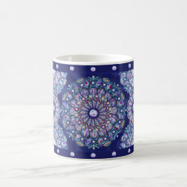 Caneca De Café Rosace Azul