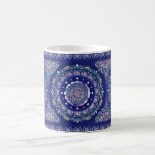 Caneca De Café Rosace Azul