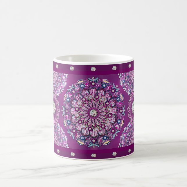 Caneca De Café Rosace vermelho cardinal (Centro)