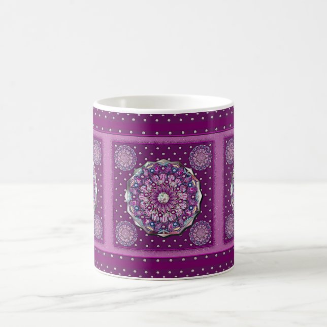 Caneca De Café Rosace vermelho cardinal (Centro)