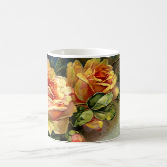 Caneca De Café Rosas amarelos (Centro)