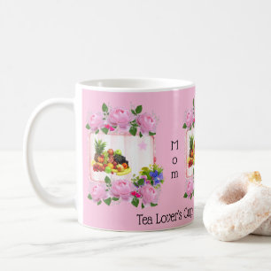 Caneca De Café Rosas cor-de-rosa Fruta floral Tera do Lover