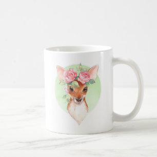 Caneca De Café Rosas coradas e rosa