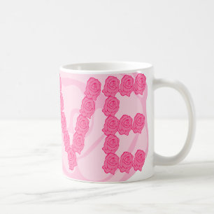 Caneca De Café Rosas do amor