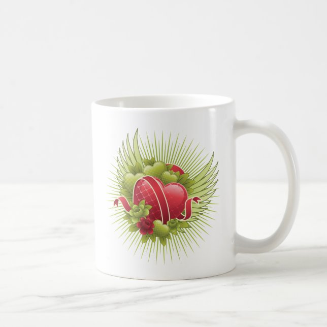 Caneca De Café Rosas e Asas (Direita)