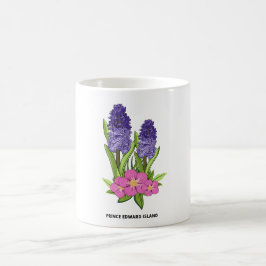Caneca De Café Rosas e pinos selvagens