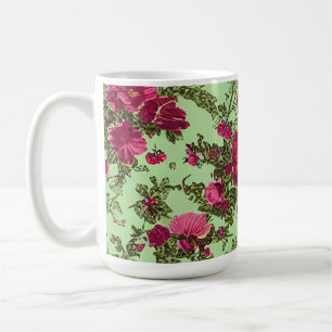 Caneca De Café Rosas Rosa Vitorianas