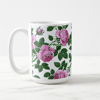 Caneca De Café Rosas Rosas