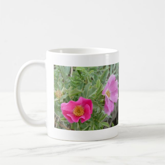 Caneca De Café Rosas Selvagens F4 (Esquerda)