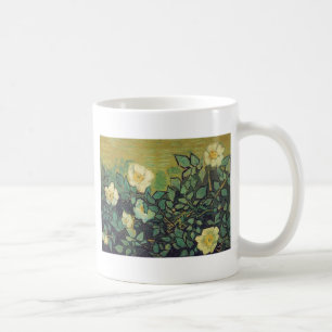 Caneca De Café Rosas Silvestres, 1890. Vincent van Gogh.