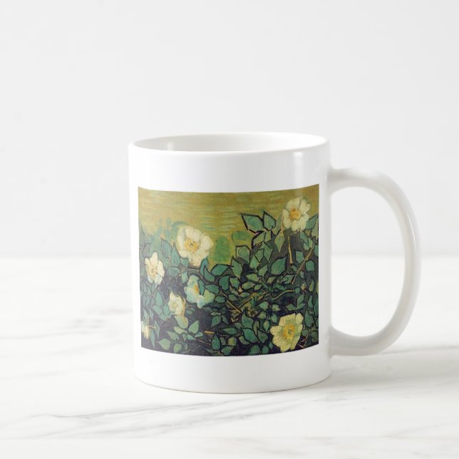 Caneca De Café Rosas Silvestres, 1890. Vincent van Gogh. (Direita)
