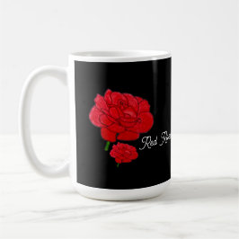Caneca De Café Rosas Vermelhas
