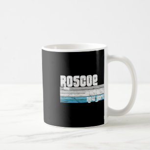Caneca De Café Roscoe Nova York Ny Férias Retro Esqui Caminhada S