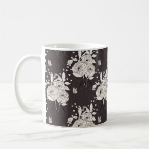 Caneca De Café Rose Bouquet