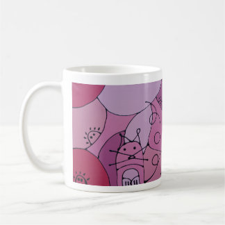 Caneca De Café Rose cat