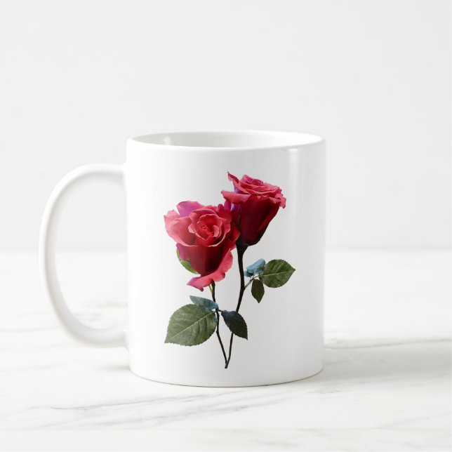 Caneca De Café Rose Couple (Esquerda)