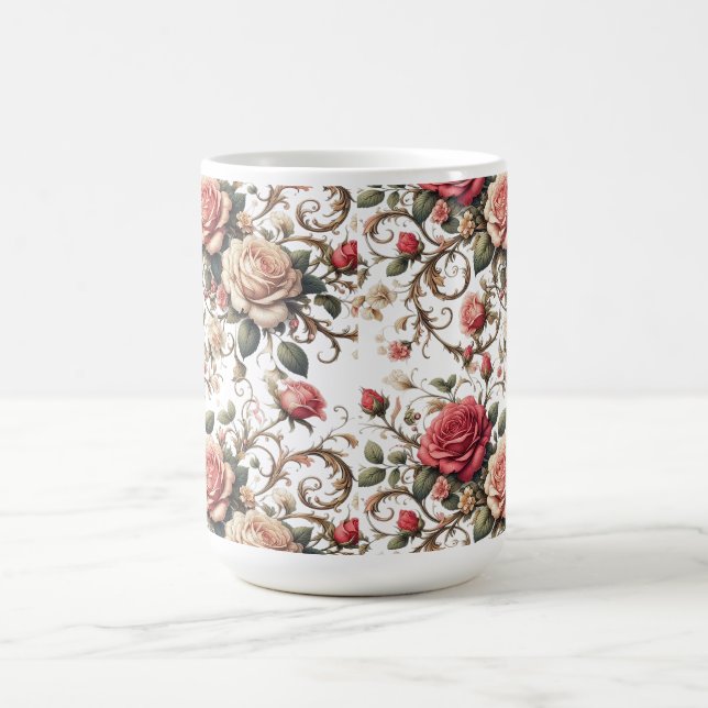Caneca De Café Rose Symphony (Centro)