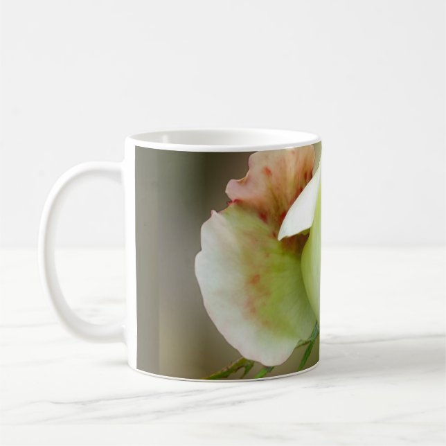 Caneca De Café rosebud brilhando (Esquerda)