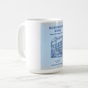 Caneca De Café Rosemount Grill Menu Mug