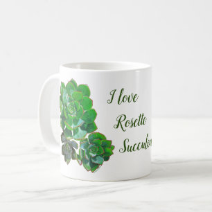 Caneca De Café Rosette Succulents