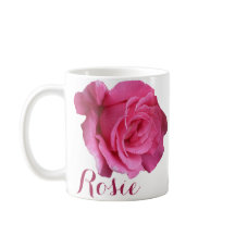 Rosie com nome rosa rosa rosado personalizável